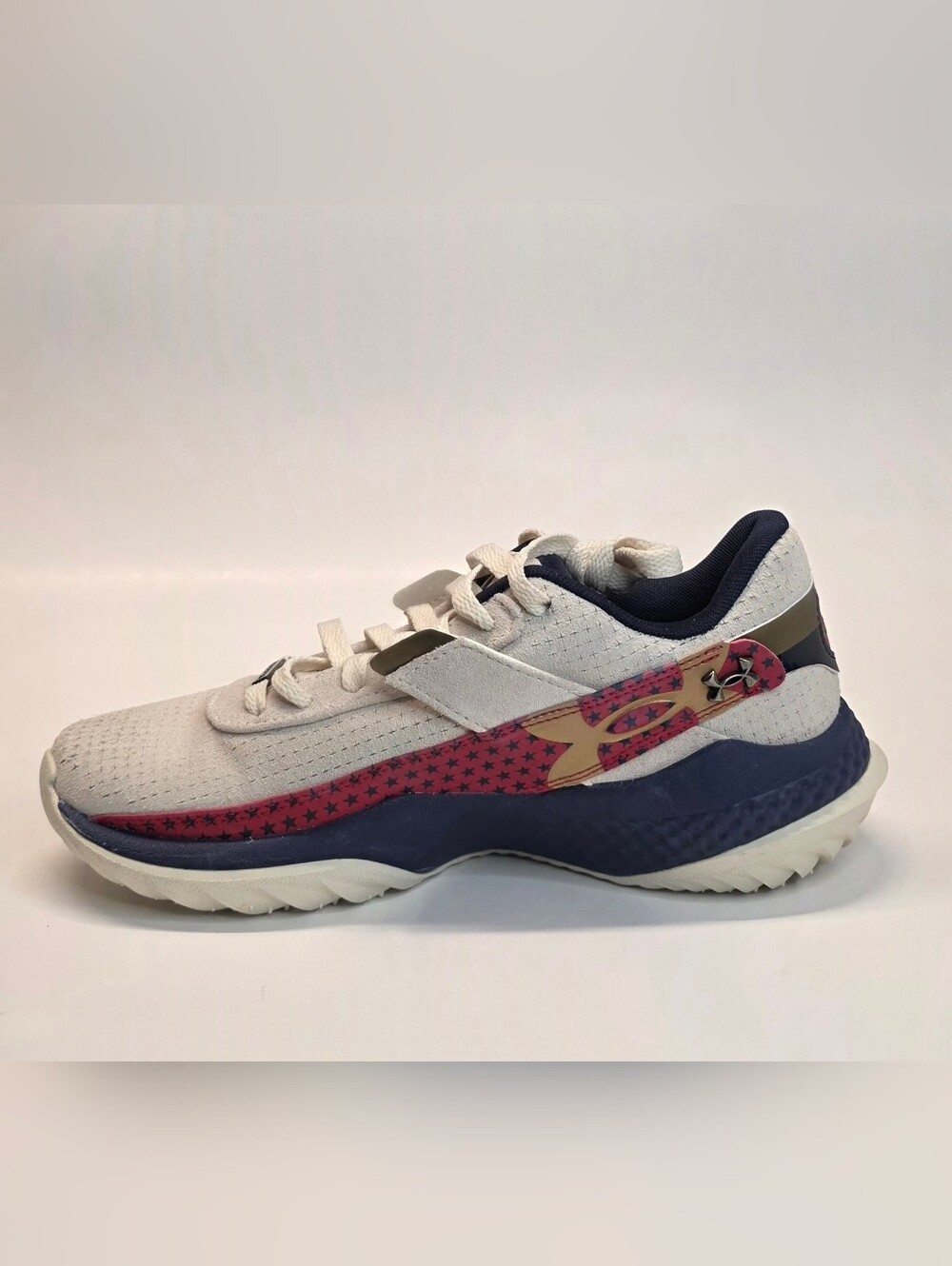 Brand-New Under Armour Men's Harper 10 Pro Turf LE USA Baseball Shoes Men's 6.5 - Picture 3 of 10